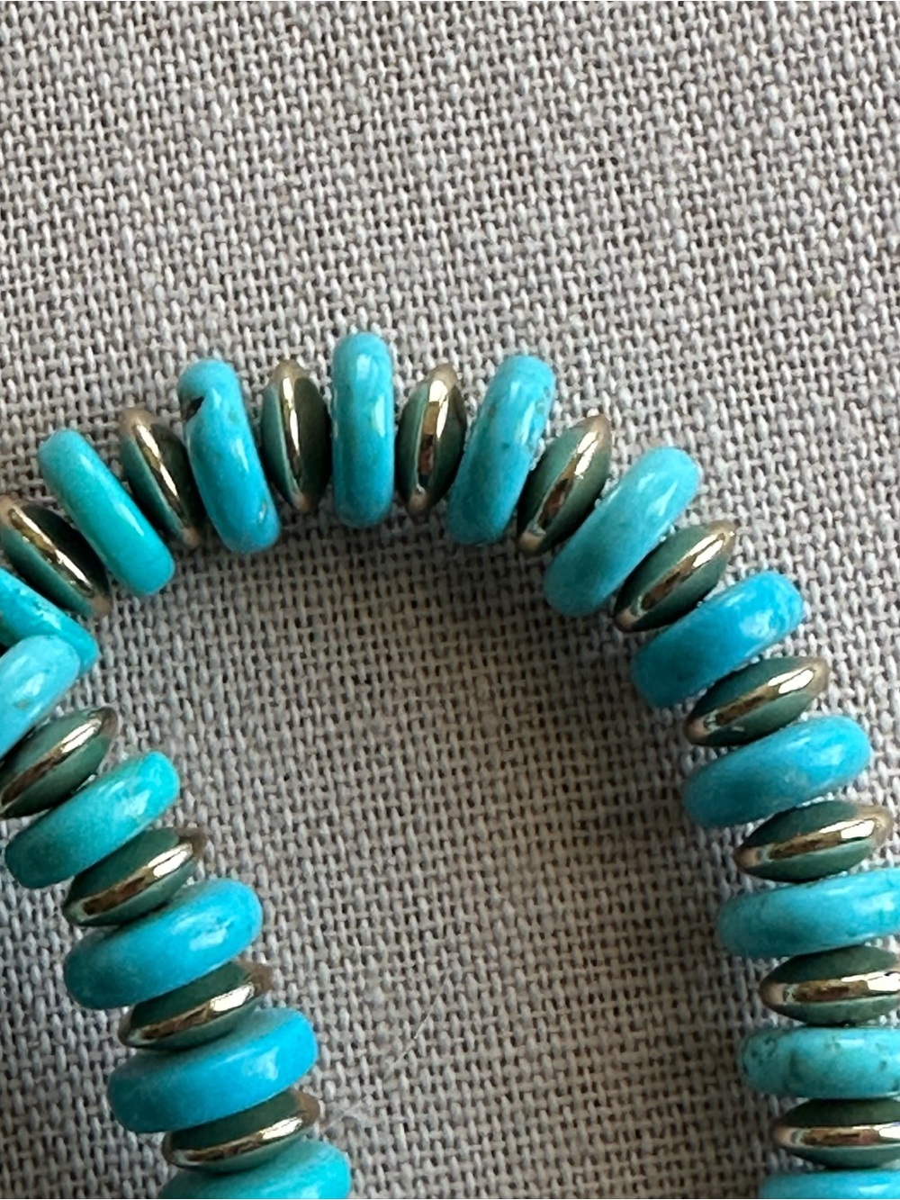 24 inch Turquoise and Pearl bead necklace NWOT - Picture 7 of 13